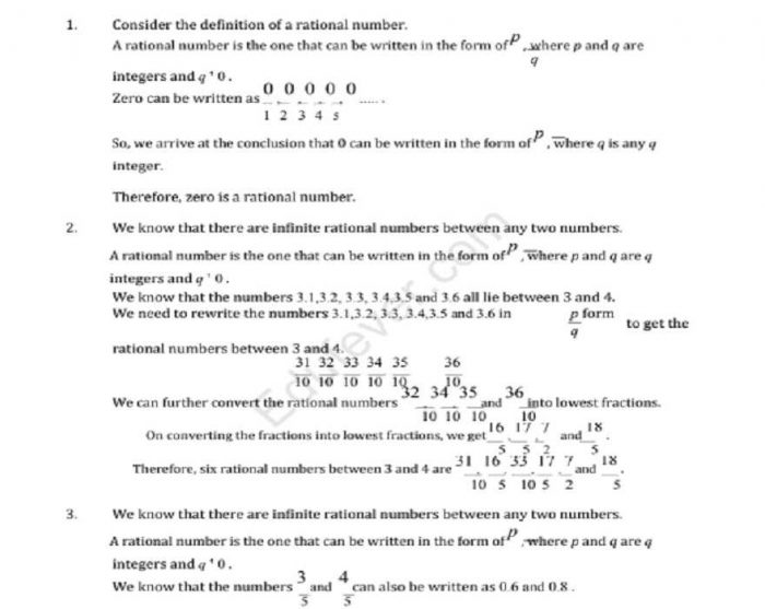Class 9 Mathematics NCERT Solutions (Example)