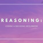 Coding & Decoding MCQ eBook