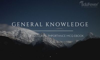 General Knowledge Events of National Importance MCQ eBook