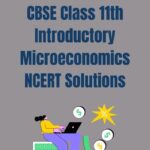 CBSE Class 11th Introductory Microeconomics NCERT Solutions