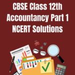 CBSE Class 12th Accountancy Part 1 NCERT Solutions