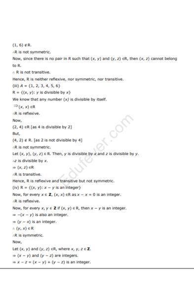 CBSE Class 12th Maths Part 1 NCERT Solutions