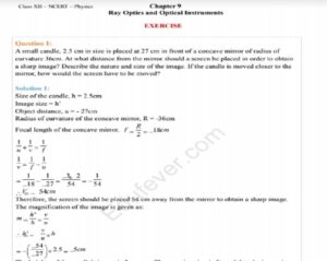 Class 12th Physics Part 2 NCERT Solutions In PDF