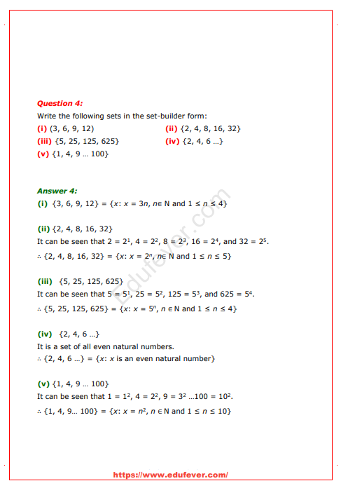 Class 11th Maths NCERT Solutions In PDF