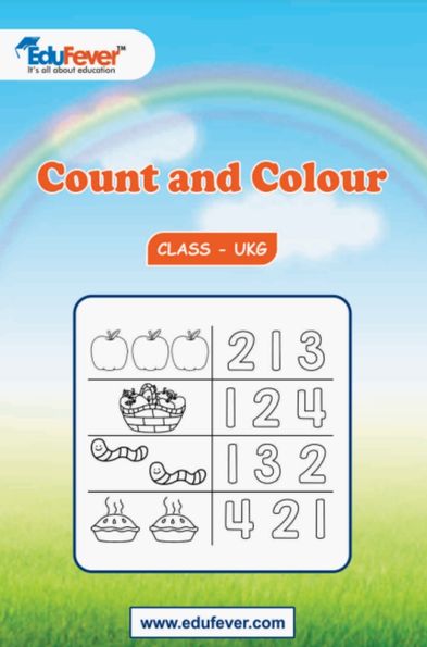 Count and Colour UKG Worksheets