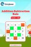 Class UKG - Set of 10 Addition-Subtraction Rule Worksheets in PDF