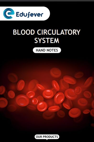 Blood Circulatory System Hand Written Notes