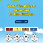 Color The Objects According To The Numbers