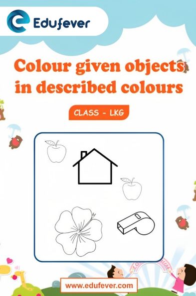 Colour Given Objects in Described Colours
