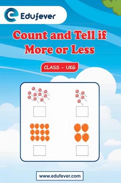 Count And Tell If More Or Less Example