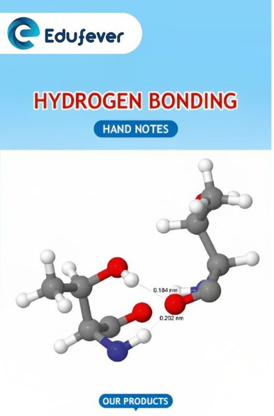 Hydrogen Bonding Hand Written Notes