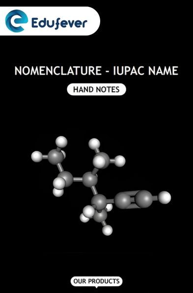 Nomenclature- Iupac Name Hand Written Notes