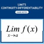 Limit Continuity & Differentiability Hand Written Notes
