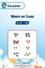 Class UKG - More or Less Math's Worksheets in PDF For Kindergarten