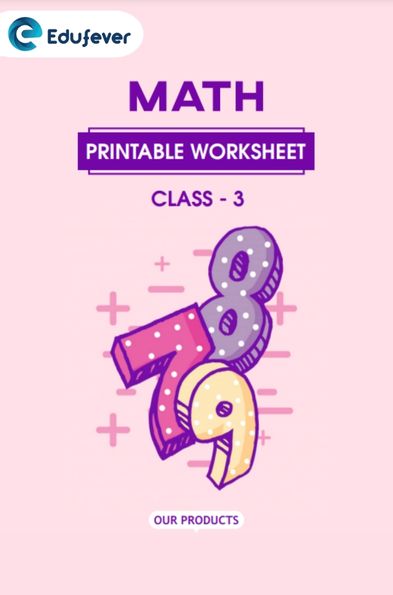 CBSE Class 3 Maths Printable Worksheet