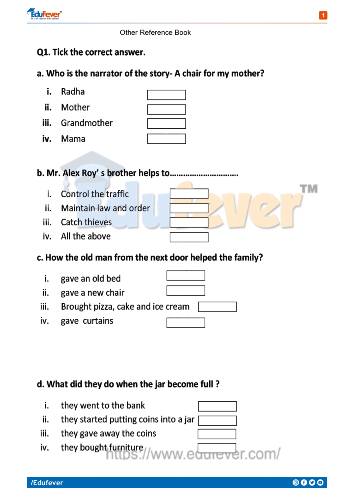 CBSE Class 2 English Revision Worksheet 1