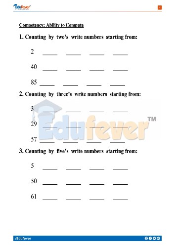 CBSE Class 2 Maths Printable Worksheet 1