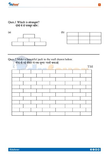 Class 4 Maths Activity Worksheet (For Example)