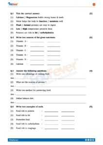 CBSE Class 4 Science Holiday Homework in PDF