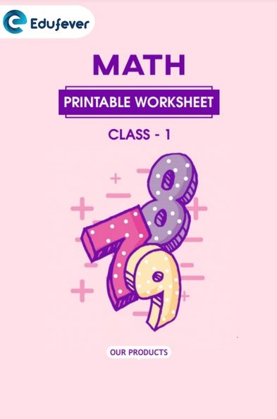 CBSE Class 1 Maths Printable Worksheet