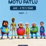 Motu Patlu Activity Book for Age 4-5 Year