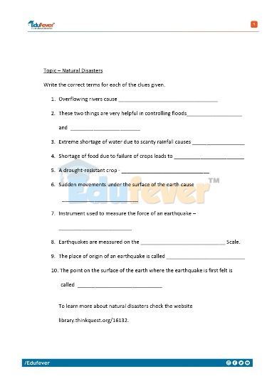 Class 5 Social Science Printable Worksheets