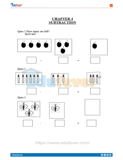 CBSE Class 1 Maths Revision Worksheet in PDF