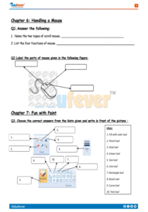 CBSE Class 2 Computer Science Printable Worksheet in Pdf