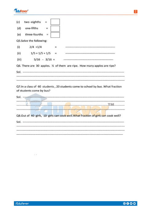Cbse Class 4 Maths Worksheets With Answers Pdf