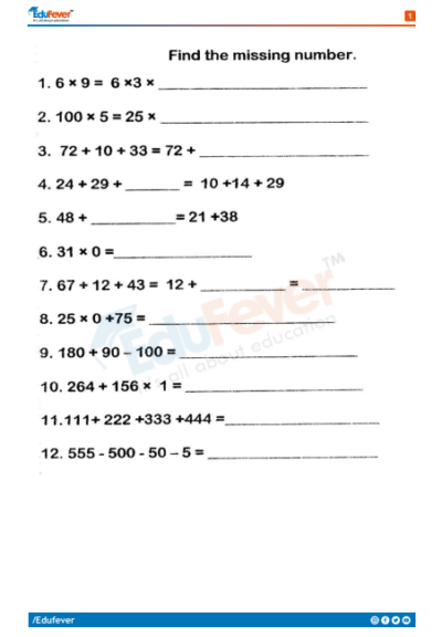 CBSE Class 5 Maths Worksheet CBSE Class 5 Maths Worksheet