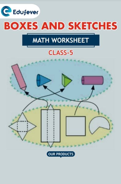 CBSE Class 5 Math Boxes and Sketches Worksheet with Solution