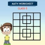 CBSE Class 5 Math How Many Squares Worksheet with Solutions