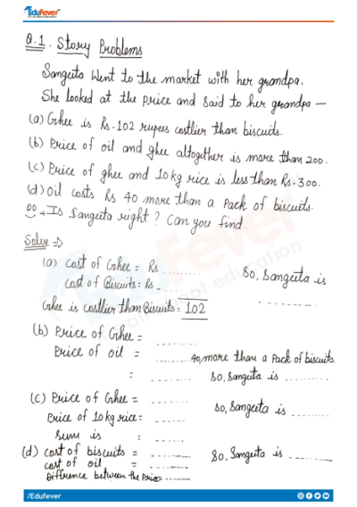 CBSE Class 3 Math Fun With Give And Take Worksheet With Solutions