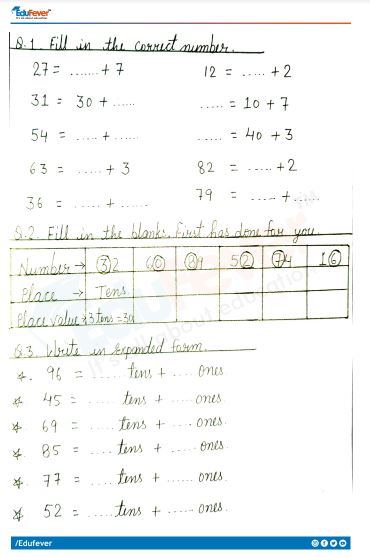 Buy Class 2 Math Tens And Ones Worksheet With Solutions