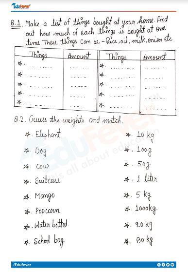 CBSE Class Who Is Heavier Worksheet 50 OFF