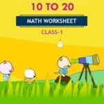 CBSE Class 1 Math Number From 10 To 20 Worksheet with Solutions