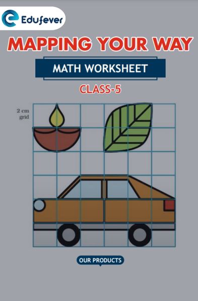 CBSE Class 5 Math Mapping Your Way Worksheet With Solutions