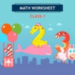 Class 1 Math Math Numbers Of 1 to 9 Worksheet in PDF