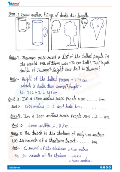 CBSE Class 4 Math Long and Short Worksheet with Solutions