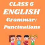 CBSE Class 6 English Grammar Punctuations Worksheets