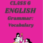 CBSE Class 6 English Grammar Vocabulary Worksheets