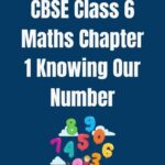 CBSE Class 6 Maths Chapter 1 Knowing Our Number