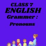 CBSE Class 7 English Chapter 13 Pronouns Worksheets