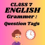 CBSE Class 7 English Chapter 15 Question Tags Worksheets