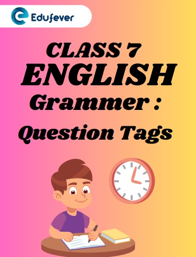 CBSE Class 7 English Chapter 15 Question Tags Worksheets