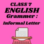 CBSE Class 7 English Chapter 5 Informal letter Worksheets