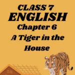 CBSE Class 7 English Chapter 6 A Tiger in the House Worksheets