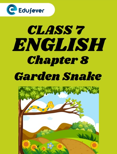 CBSE Class 7 English Chapter 8 Garden Snake Worksheets