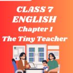 CBSE Class 7 English chapter 1 The Tiny Teacher Worksheets