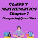 CBSE Class 7 Maths Class 7 Comparing Quantities Worksheet